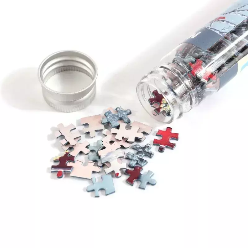 150pc Mini Test Tube Puzzle Pieces Micro Jigsaw Test Tube Tiny Puzzle Challenging Children Creative Puzzle Game Gifts