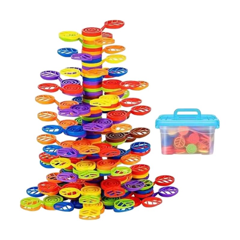 Stacking Toys Parent Children Interactive Construction Balance Montessori Toys for Unisex Boys Girls Children Gifts