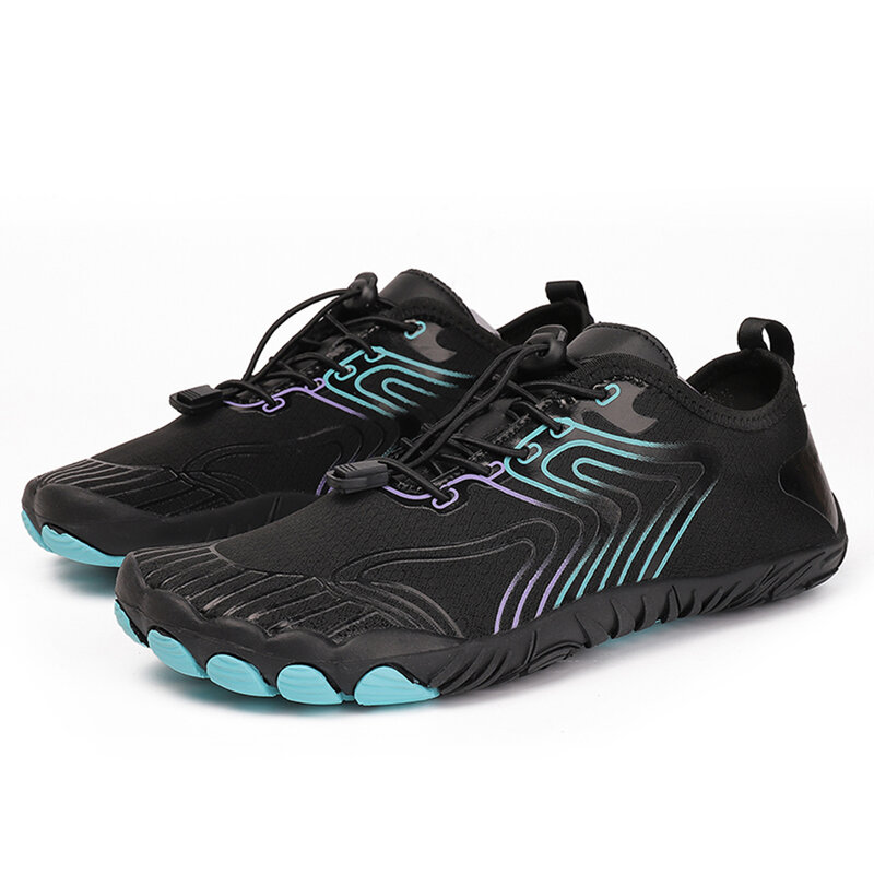 Zapatos acuáticos ligeros para hombre y mujer, zapatillas antideslizantes para correr, transpirables, Unisex, de secado rápido para senderismo