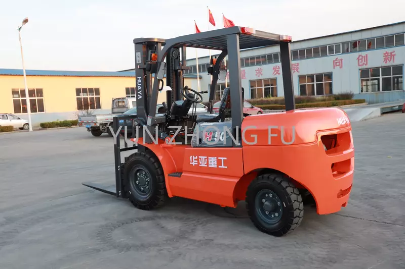 HUAYA-Mini Empilhadeira Diesel Hidráulica, China Fabricante, 5 6 7 10 15 Ton, 5000 6000 kg, 7000 kg, para Venda
