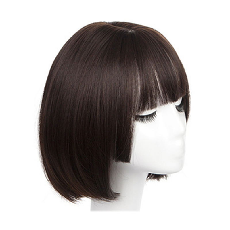 Peruka Bob Bobo peruka dla kobiet, naturalny wygląd peruka z krótkim bobem, peruka z prostymi włosami dla początkujących na co dzień koreańska wersje czarne