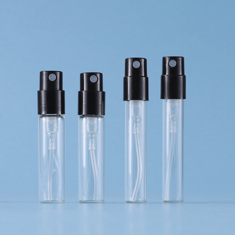 1X 10X 2ML Mini Bayonet Glass Bottles Fragrance Sample Tester Bottle Perfume Spray Bottles