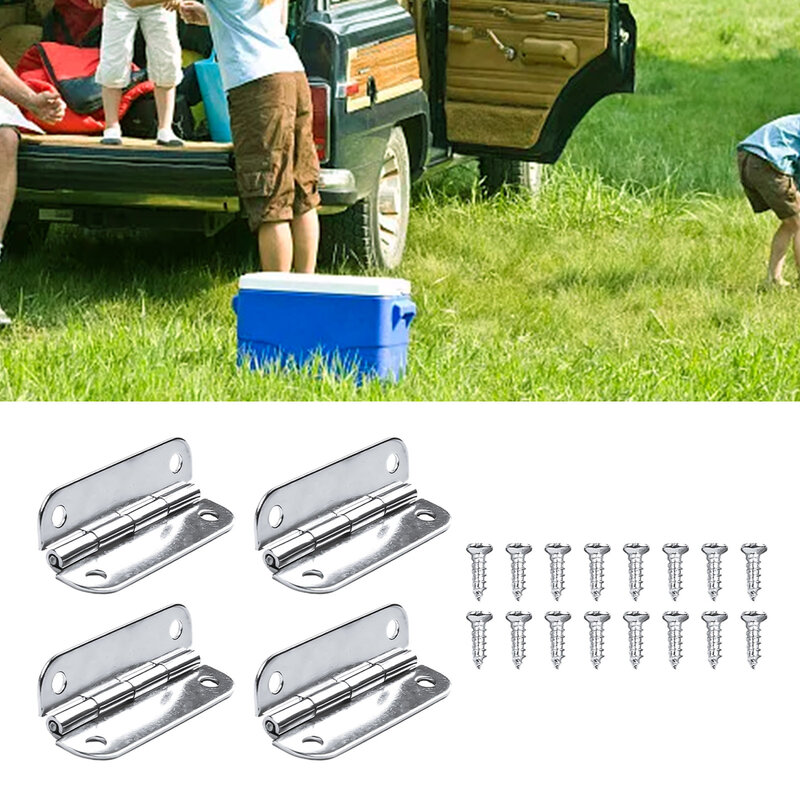 High Quality Practical Cooler Hinges No Rusting Part Rectangular Coolers Hinged Hinges Kit Replacement 2.4x1.3inch