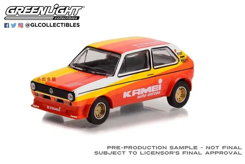 Volkswagen Golf GTI-Kamei Auto Extras Diecast Metal Alloy Model Car Toys, Gift Collection, 1980, 1:64
