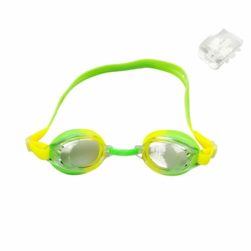 Z zatyczką do uszu Anti-fog UV kolorowe okulary pływackie okulary pływackie dziecięce okulary pływackie okulary pływackie okulary pływackie