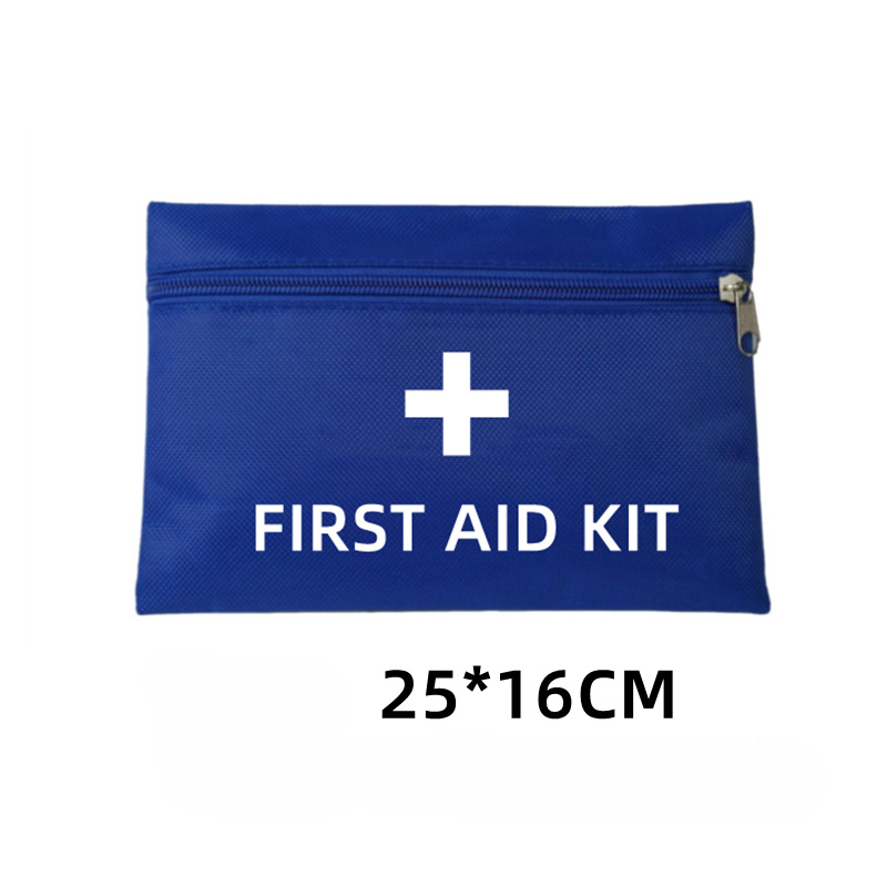 빈 휴대용 응급 처치 키트, 가정용 약 알약 붕대 보관 가방 케이스, 지퍼 응급 의료 키트, 1 개