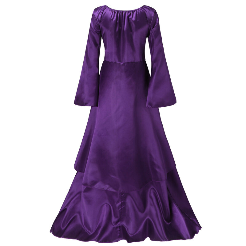 女性のためのエレガントなゴシックスタイルのドレス,長袖の服,ハロウィーンパーティーのための服,色の選択