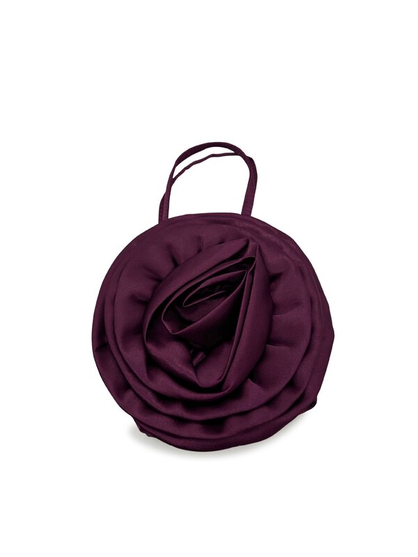 イブニングパーティー用の女性用ローズハンドバッグ,ファッショナブルなバッグ,新製品,2024