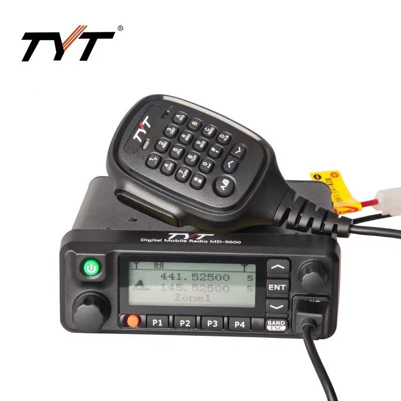 TYT MD-9600 GPS Digital/FM Dual Band DMR MD9600 Transceiver seluler VHF/UHF Radio amatir truk mobil TYT Radio DMR