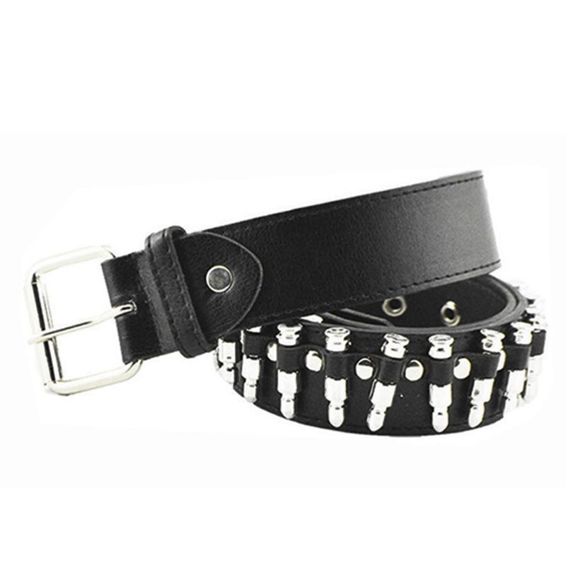 Cintura sexy con cinturino in catena in ecopelle con decorazione in lega D46A