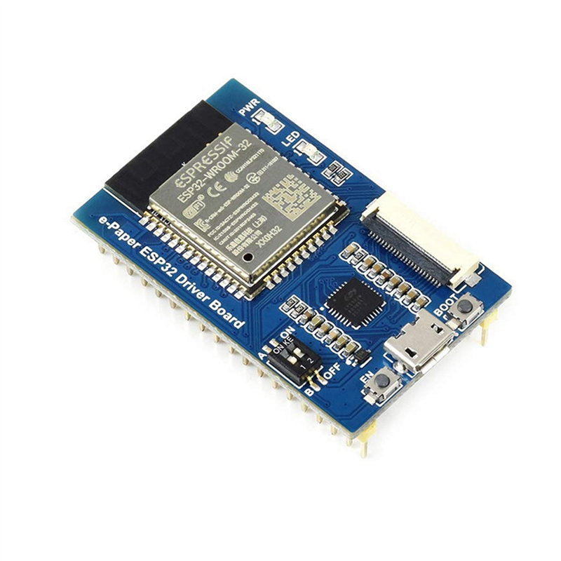 Waveshare Universal E-Paper Driver Board with WiFi Bluetooth SoC ESP32 Onboard Supports Various SPI E-Paper Raw Panels