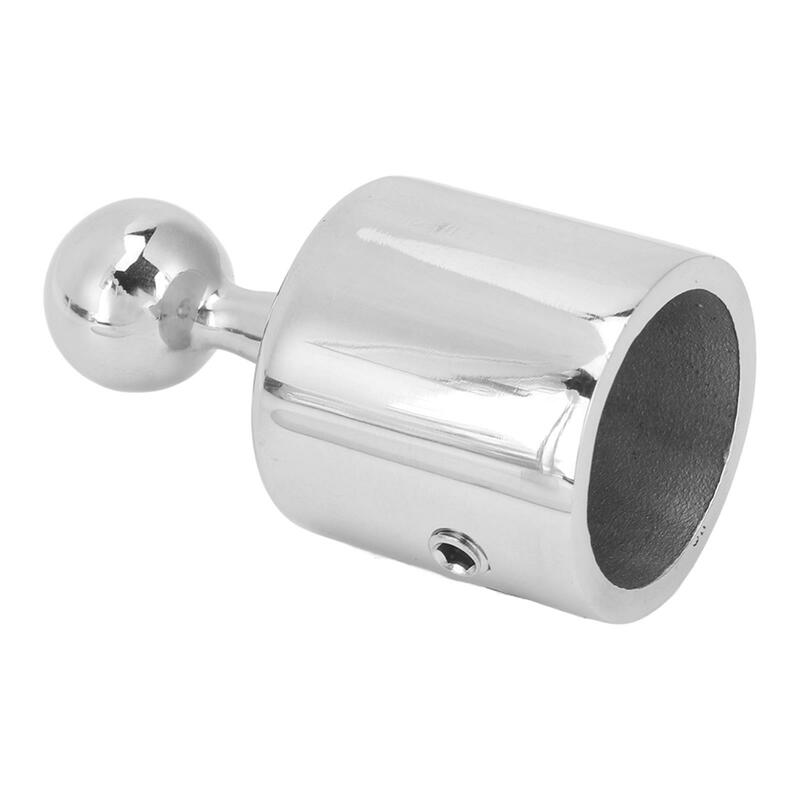 25.6mm Bimini Top Cap Boat Eye End Stainless Steel for 25mm Round Tube