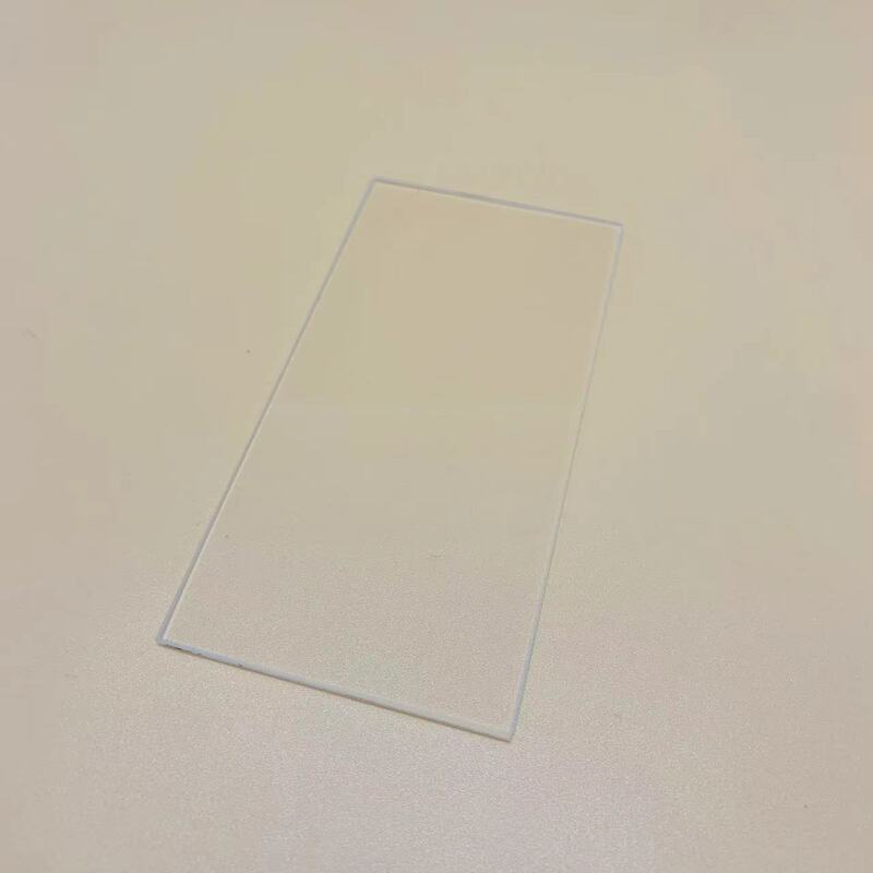 2 pces tamanho total 205x130x1mm uv transparente e raios infravermelhos quartzo fundido placa de vidro de sílica jgs2