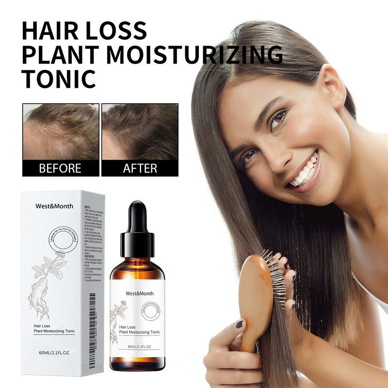 Huile essentielle de traitement contre la perte de cheveux, prévient la calvitie, réparation crépue et endommagée, collecte dense, nourrit le cuir chevelu, huile de repousse des cheveux