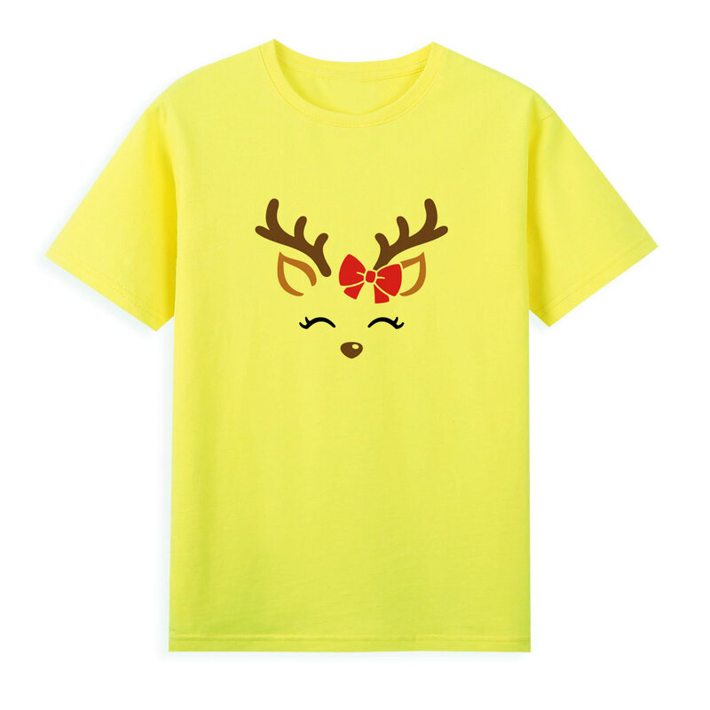 女性のための通気性のある半袖Tシャツ,トップ,ブランド,クリスマス,素敵な休暇,A1-70