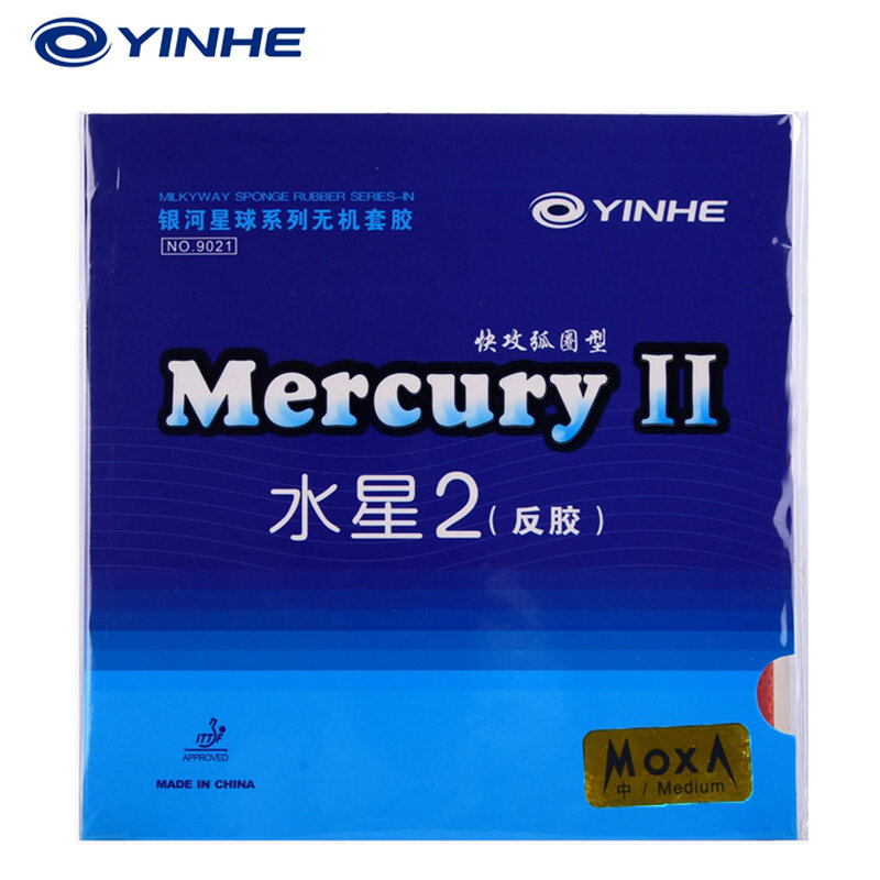 YINHE Mercury II / MERCURY 2 резиновая ракетка для настольного тенниса Galaxy Pips-In оригинальная YINHE пинг-понг резиновая профессиональная резина для настольного тенниса