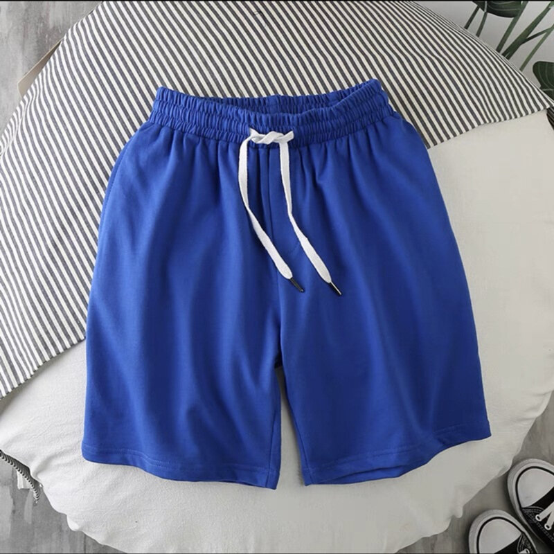 Шорты мужские пляжные свободного покроя, повседневные дышащие удобные спортивные штаны для фитнеса и баскетбола, летние