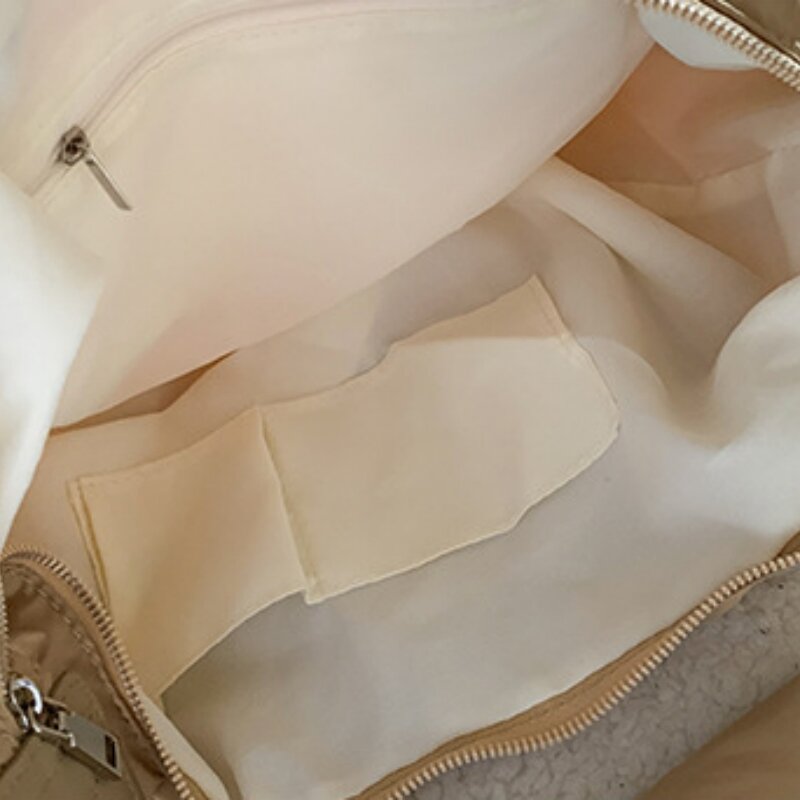 Bolsa de ombro tiracolo de nylon para mulher, grande capacidade, casual, alto grau, cor sólida, nova, verão