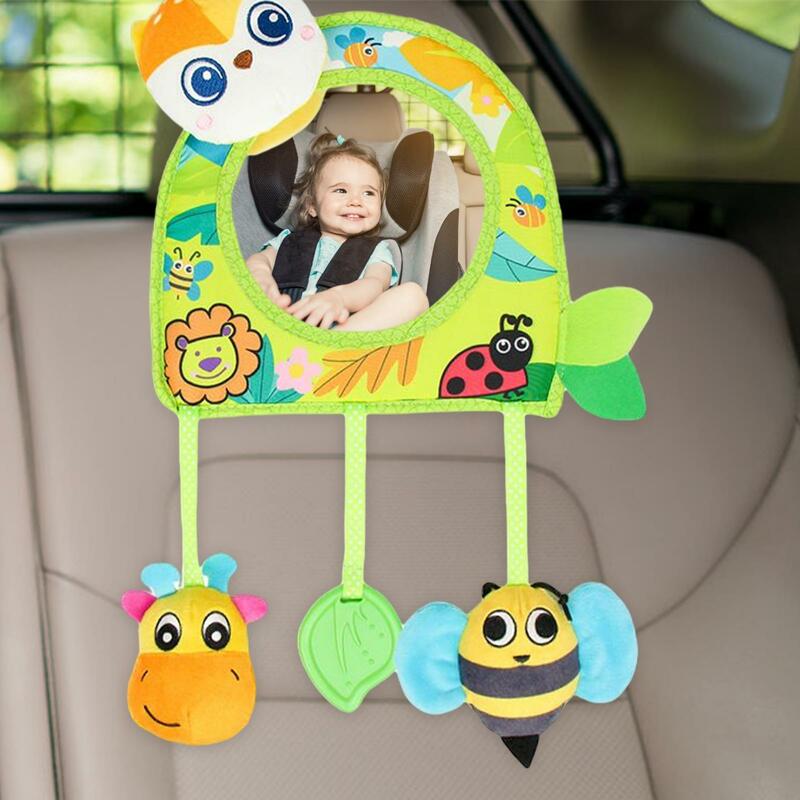Милые Зеркальные автомобильные сиденья, зеркало заднего вида, автомобильные аксессуары для детей