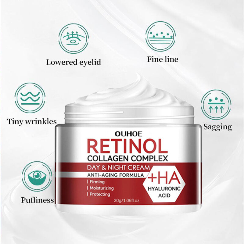 Retinol entfernen Falten Gesichts creme Lifting straffende Anti-Aging verblasst feine Linien feuchtigkeit spendend aufhellen Hautpflege koreanische Kosmetik