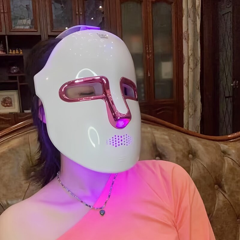 Heimgebrauch 7 Farben LED-Maske Licht Gesichts schönheit Gerät