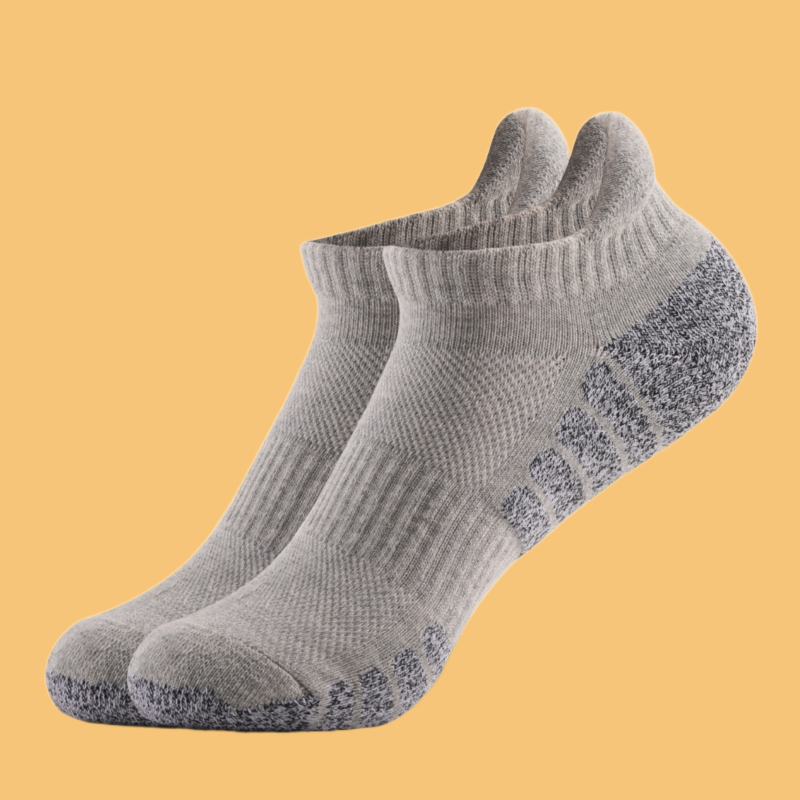 2024 New 5/10 pairs Thickened Towel Bottom Running socks Mesh boat socks non-slip breathable Sports socks Low cut socks
