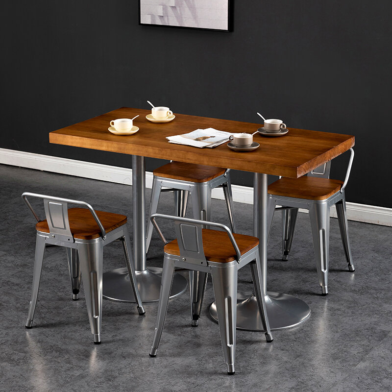 Petite Table Basse d'Appoint Carrée Minimaliste, Meuble de Sol, Idéal pour un Salon, une Cuisine, un Restaurant ou un Hôtel