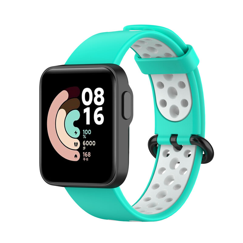Correa deportiva de repuesto para XiaoMi Mi Watch Lite, correa de silicona transpirable, pulsera de reloj