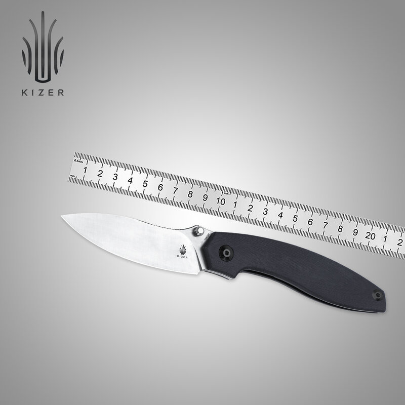 Kizer pisau lipat Doberman V4639C1 2023 pegangan G10 baru dengan pisau baja 154CM luar ruangan berguna pisau Kemah