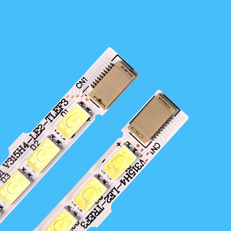 Untuk 2 buah/lot Strip lampu latar LED 360MM V315H3-LE2-TLEF3 V315H3-LE2-TREF3 1 buah = 52LED