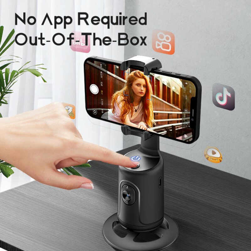 Intellig Ai nowy Mini kij do Selfie z automatycznym śledzeniem 360 stopni z inteligentnym śledzeniem gimbali podstawka pod telefon na żywo