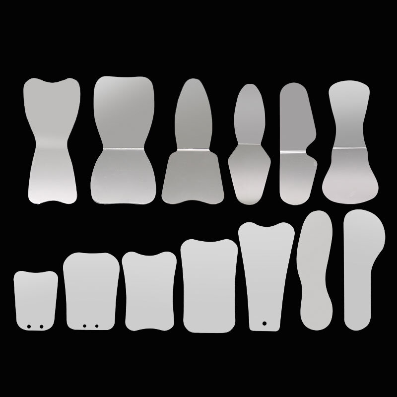 الفولاذ المقاوم للصدأ المرايا الأسنان التصوير الأوتوكلاف داخل الفم تقويم الأسنان عاكس المرايا طبيب الأسنان مرآة الأسنان