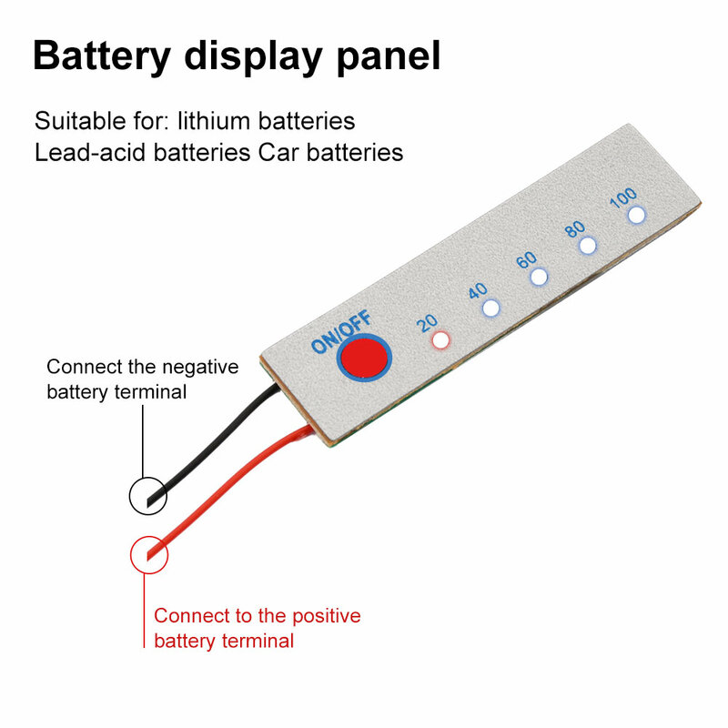 1s/3s/4s Lithium Battery Capacity Indicator Li-Ion Battery Percentage Indicator Board Battery Capacity Tester Level Indicator