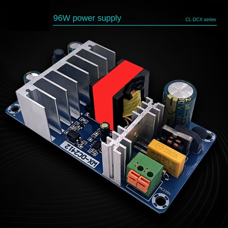 High Power Switching Power Supply Board, AC-DC Módulo de Alimentação, 12V, 8A