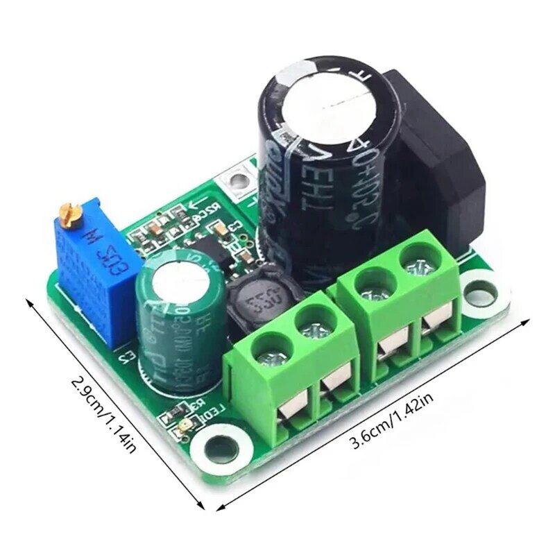 Módulo de fuente de alimentación ajustable 2a AC 5-20V DC 5-32V, 3-18V, filtro rectificador regulado