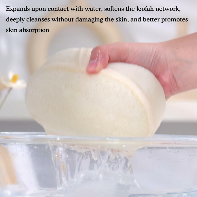 Natural Loofah Sponge Bath Ball Shower Rub For Whole Body Healthy Massage Brush Scrubber Exfoliator Bathing Massage Brush P W2E2