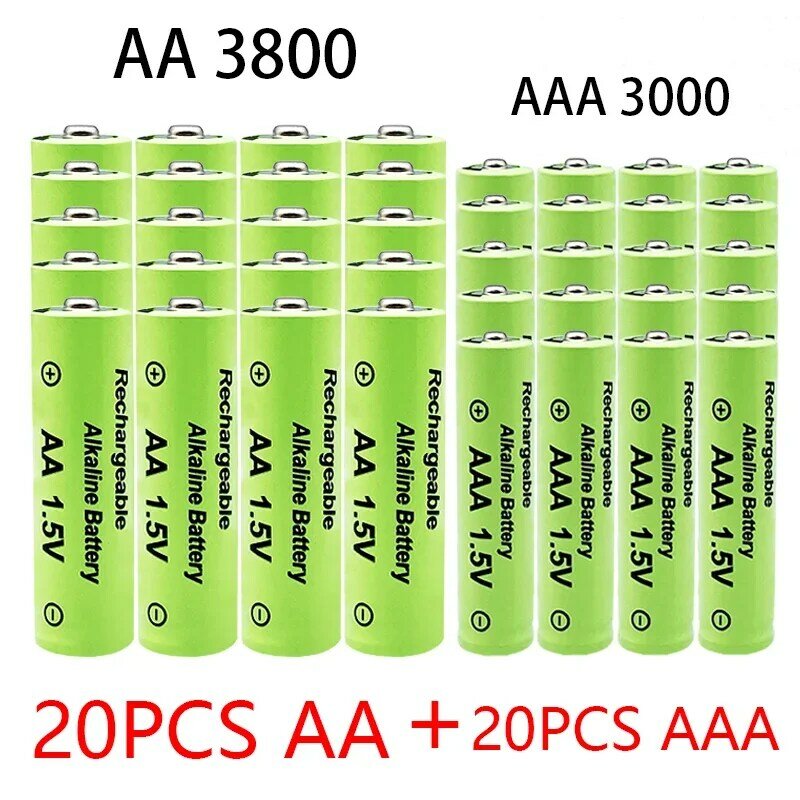 単三および単4アルカリ電池,2100〜3000mAh,充電式,懐中電灯,おもちゃ,時計,mp3プレーヤー,交換,1.5v,aaa