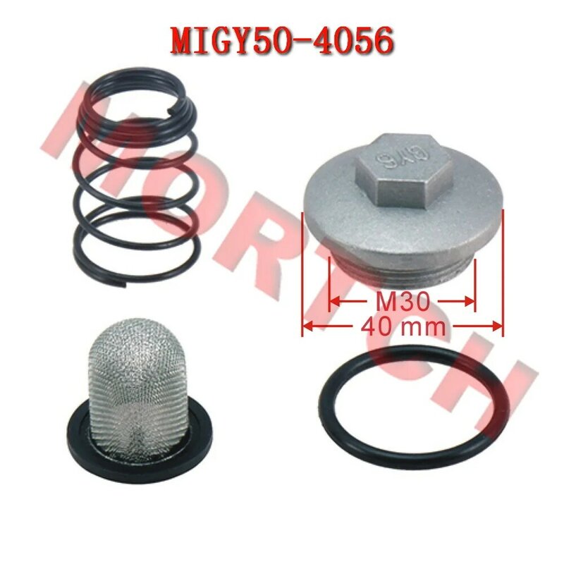 Set tappo filtro olio GY6 50-4056 per motore GY6 50cc Scooter cinese ciclomotore 139QMB