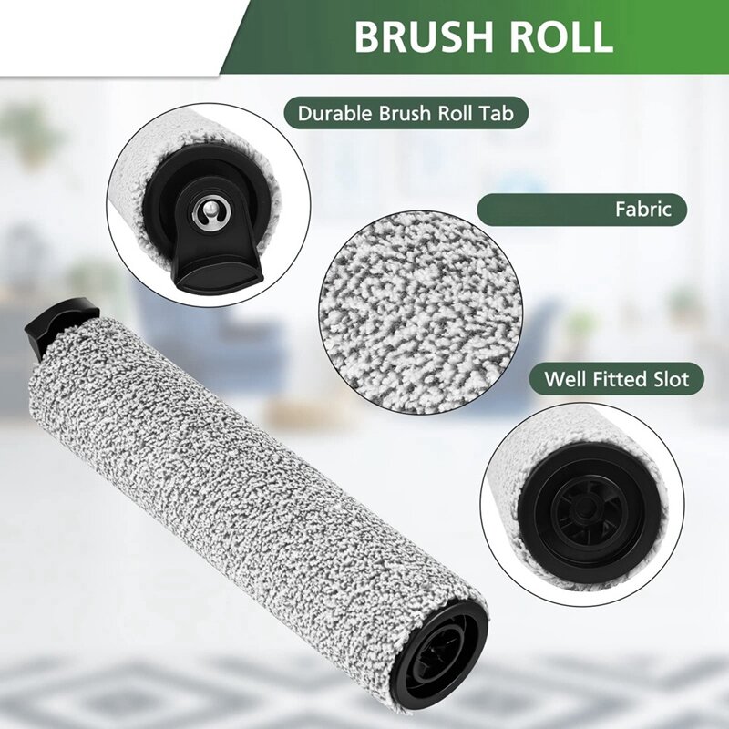 Replace HEPA Filter Brush Roller For Tineco Ifloor 3 And Ifloor One S3 Cordless Wet And Dry Vacuum Cleaner