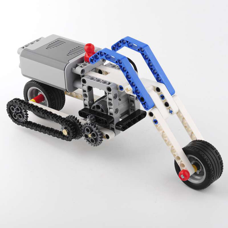 Technical MOC Motorcycle Set Bricks Kit AA Battery Box M Motor Compatible with legoeds Building Blocks 8883 8881 Power Group Toy