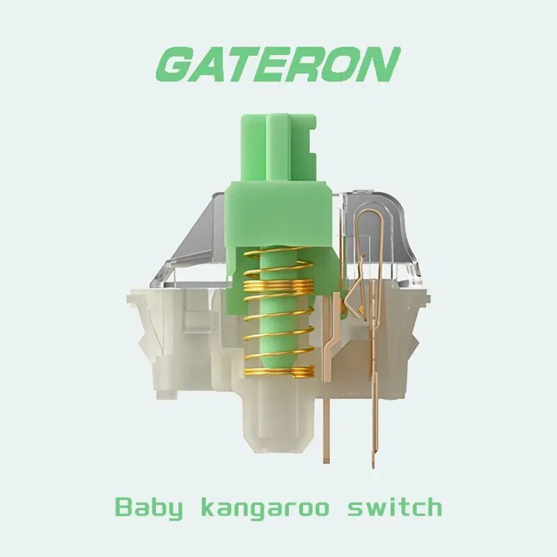 Gateron สวิตช์คีย์บอร์ดแบบกลไกสำหรับเด็ก2.0สวิตช์กลไกแบบสลับ5Pin 59G RGB สวิตช์กลไกแบบสลับได้สำหรับคีย์บอร์ด