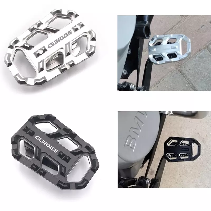 Motocicleta Rear Foot Brake Lever Pedal Ampliar Extensão Peg Pad Extender, Acessórios para BMW G310GS, G310, GS 2017-2019, 2020