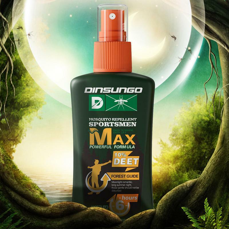 Spray repelente de moscas para crianças, solução líquida anti-mordida, proteção duradoura, à prova de mordida, natural
