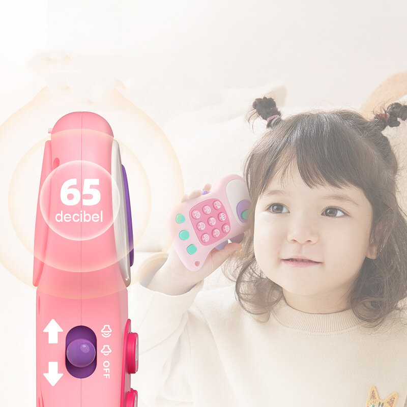 Mideer-teléfono móvil versátil para niños, más de 80 sonidos, más de 100 rectangulares, simulación de bebé, música, juguetes para dormir, más de 12M