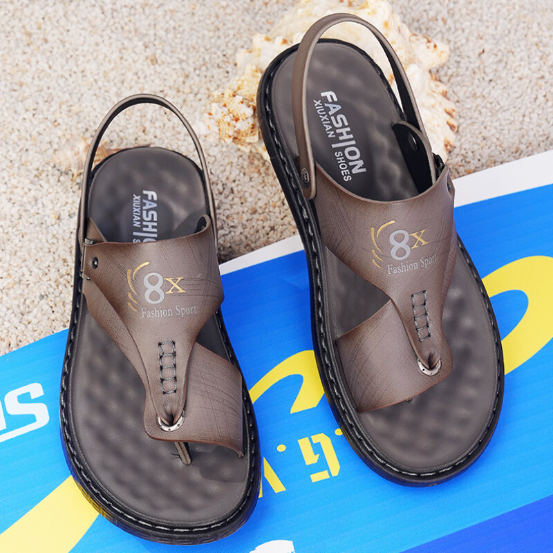 2024 męskie sandały miękka podeszwa antypoślizgowa buty na plażę lato nowe męskie klapki casualowa kurtka sandały Daiwa rwal 리polets