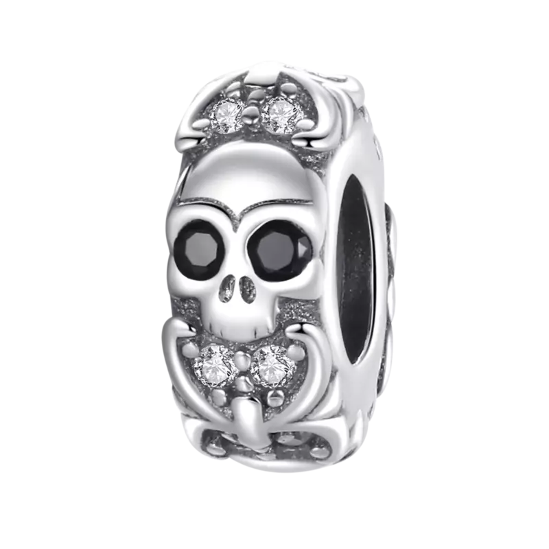 New Halloween Vampire Cowboy Skull Ornament Beads Charms For Original Pandora Bracelet Charm 925 Demon for Women Jewelry
