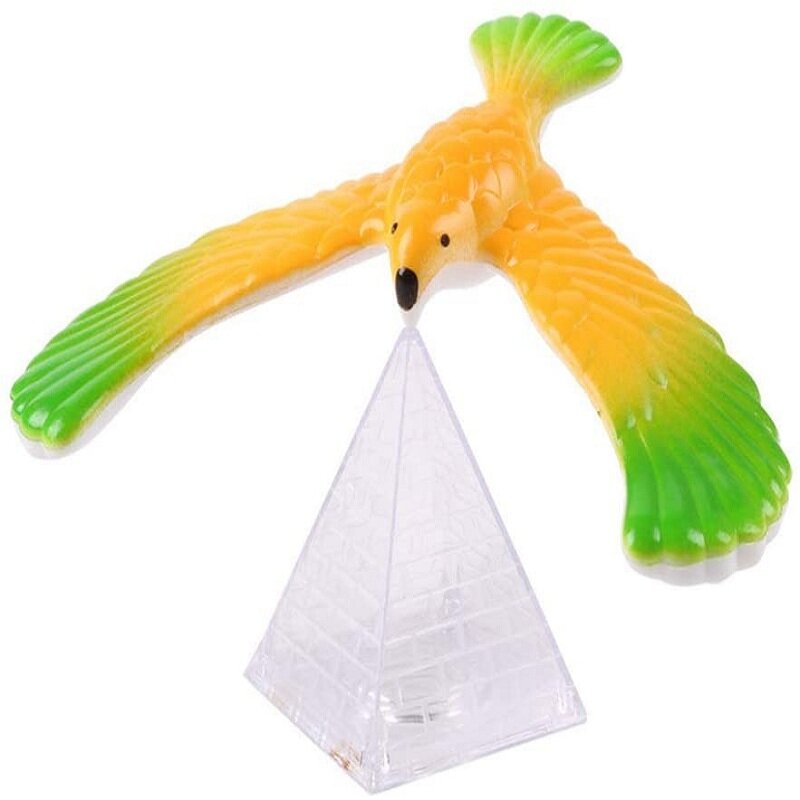 2Pc/Set High Quality Novelty Amazing Balance Eagle Bird Toy Magic Maintain Balance Home Office Fun Learning Gag Toy for Kid Gift