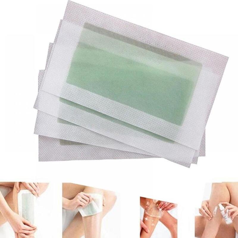 10Sides Hair Removal Depilatory Nonwoven Waxing Wax Strip Paper for Leg Body