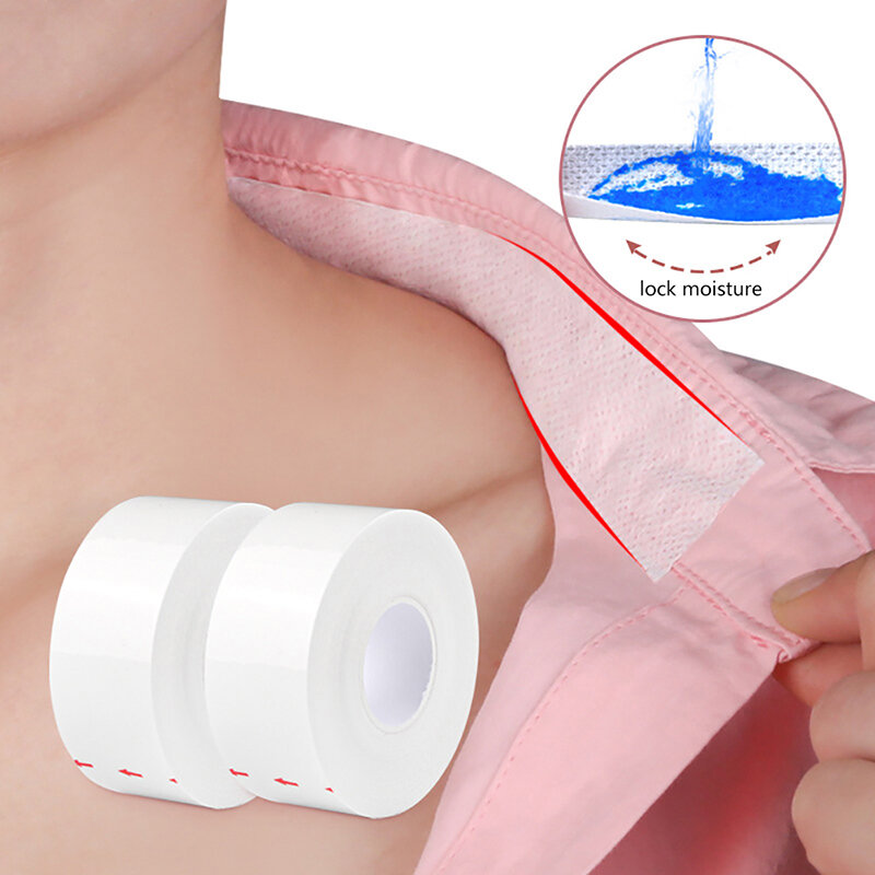Sweat Collar Padshat Protector Pad Sweatband Cleaner Neck Disposable Absorption Shirts Guards Sticker Liner Underarm Shirt