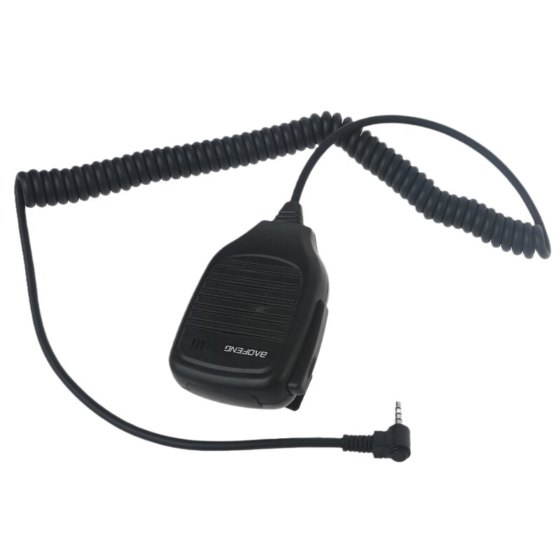 Alto-falante ombro com microfone prático 3,5 mm para walkie-talkie BAOFEN UV3R T1